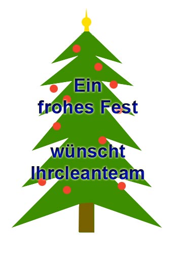 Damit der Weihnachtsbaum lange Freude bereitet, hier unsere Tipps zu Weihnachten - Reinigungstipp
